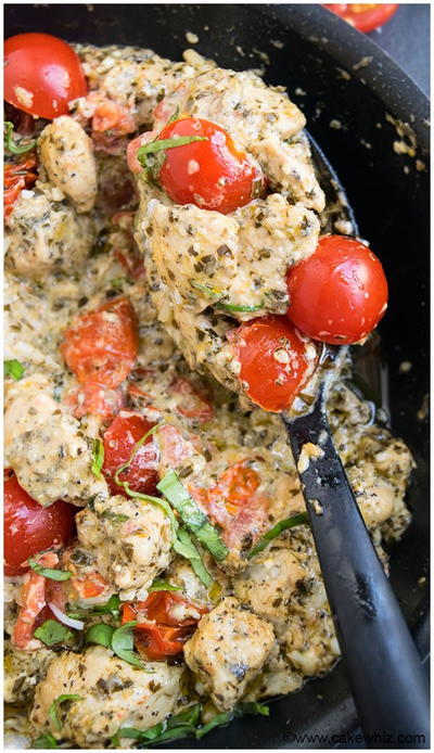 One Pot Creamy Pesto Chicken One Pot Creamy Pesto Chicken