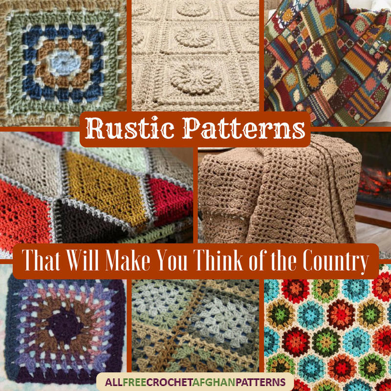 COUNTRY pattern for crocheted blanket