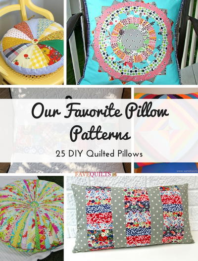 Our Favorite Pillow Patterns: 25 DIY Quilted Pillows
