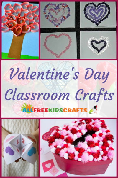 30 Valentines Day Classroom Crafts