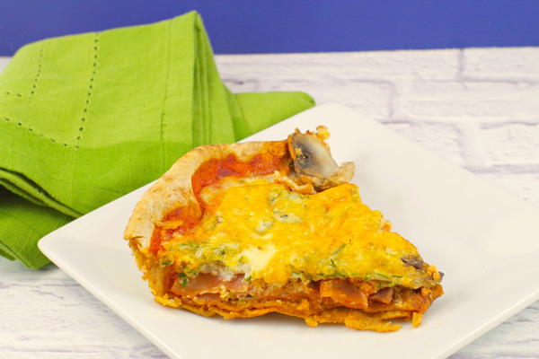 Egg White Breakfast Pizza Egg White Breakfast Pizza