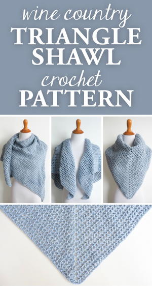 Wine Country Triangle Shawl Wine Country Triangle Shawl