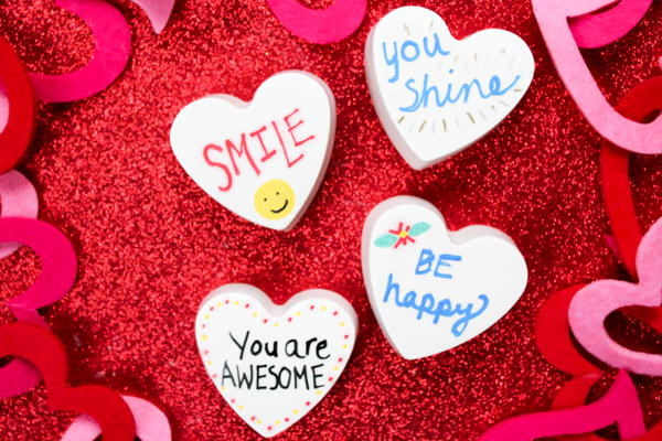 Heart-Shaped Kindness Rocks Heart-Shaped Kindness Rocks