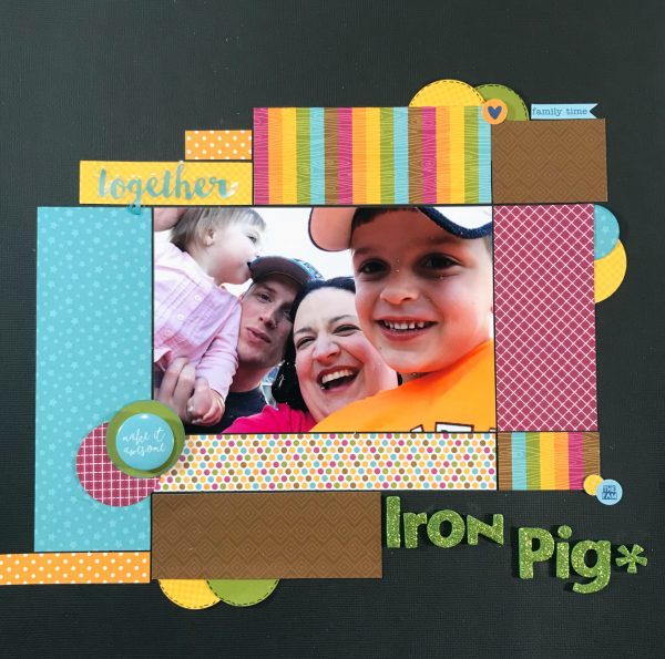 Family Baseball Scrapbook Layout Family Baseball Scrapbook Layout