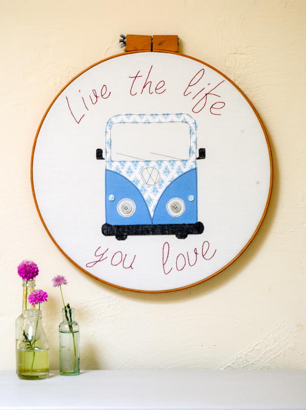 Inspirational Quote Embroidery Project Inspirational Quote Embroidery Project