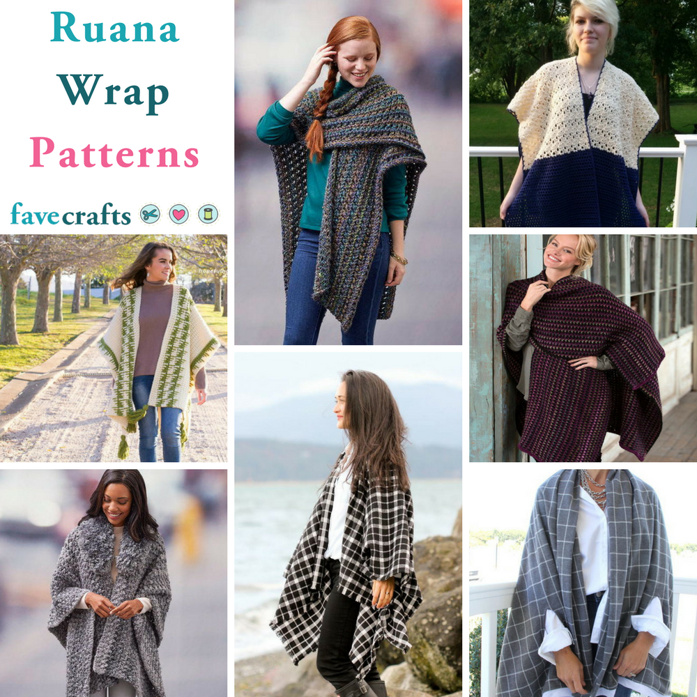 9 Ruana Wrap Patterns