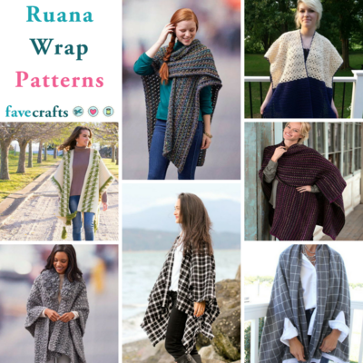 15 Ruana Wrap Patterns
