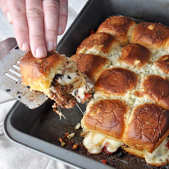 Quick and Easy Baked Pizza Sliders