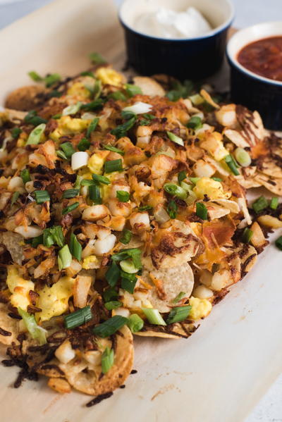 Bacon and Egg Breakfast Nachos Bacon and Egg Breakfast Nachos