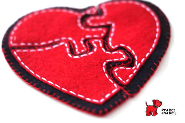 Love Heart Felt Jigsaw Puzzle Love Heart Felt Jigsaw Puzzle