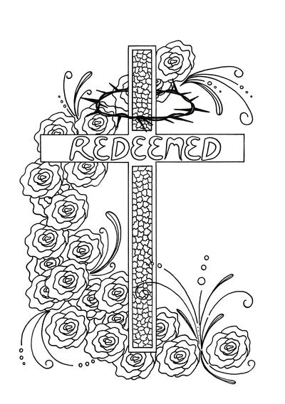 Redeemed Adult Coloring Page