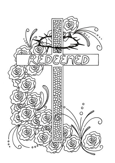 Redeemed Adult Coloring Page Redeemed Adult Coloring Page