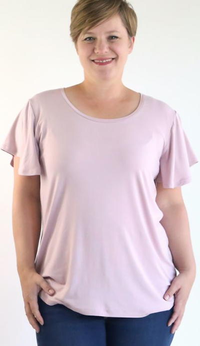 Flutter Sleeve DIY Top Flutter Sleeve DIY Top
