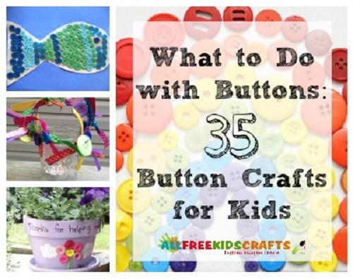 Download Free Crafting With Buttons 35 Button Crafts For Kids Allfreekidscrafts Com PSD Mockup Template