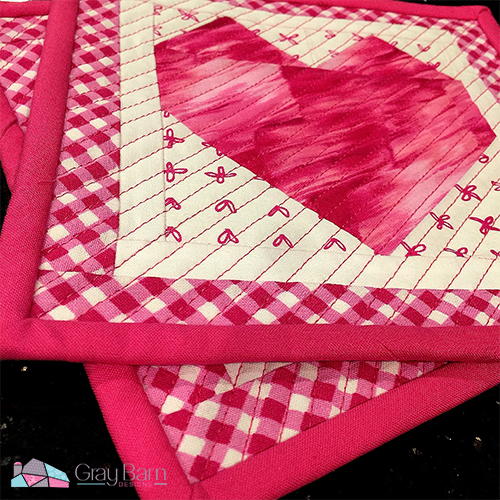 Sweet Heart Mug Rug Sweet Heart Mug Rug