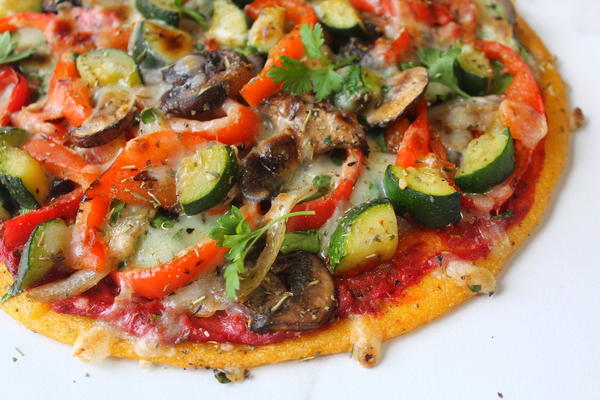 Loaded Vegan Pizza Loaded Vegan Pizza