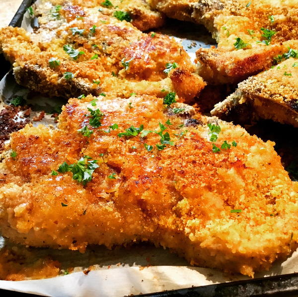 Crispy Oven Baked Pork Chops Crispy Oven Baked Pork Chops