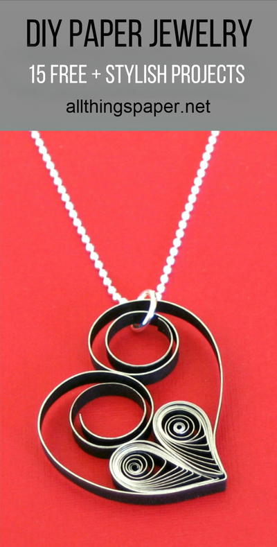 15 DIY Stylish Paper Jewelry Projects