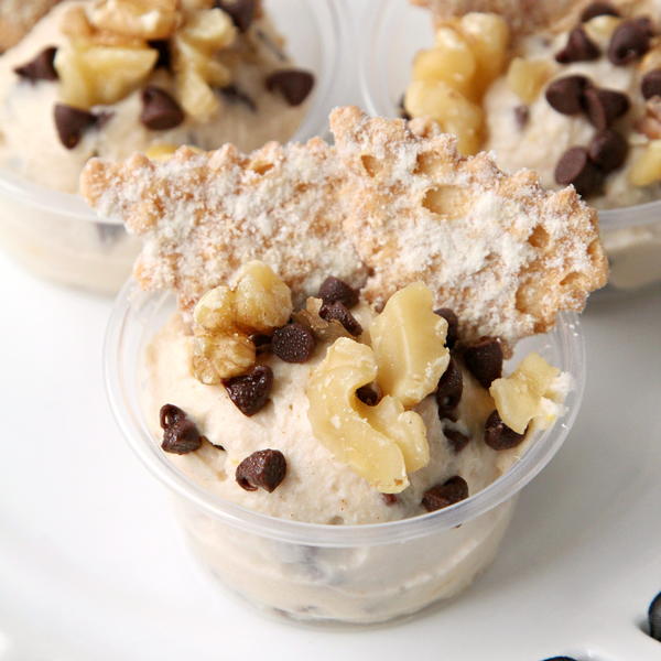 Mini Cannoli Dip Cups Mini Cannoli Dip Cups