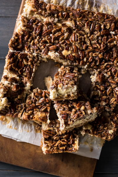 Pecan Pie Cheesecake Bars