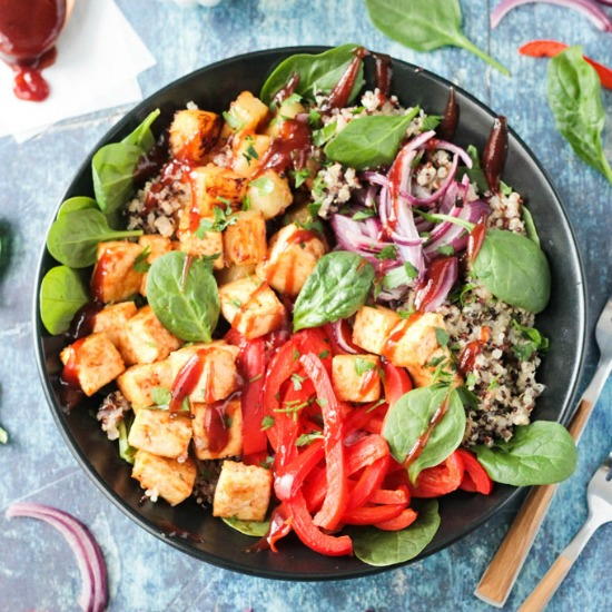 BBQ Hawaiian Tofu Bowl BBQ Hawaiian Tofu Bowl