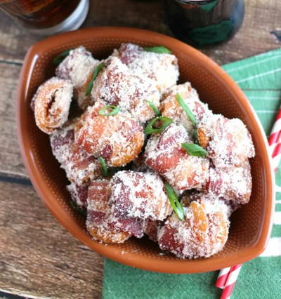 Bacon Wrapped Parmesan Crackers Bacon Wrapped Parmesan Crackers