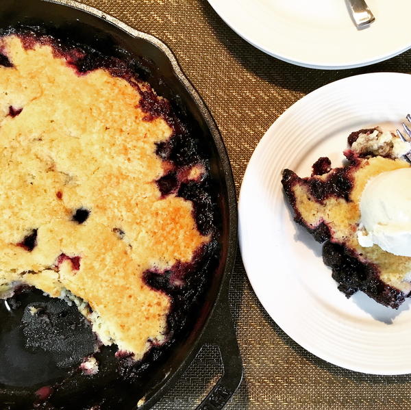 Cast Iron Skillet Berry Cobbler Cast Iron Skillet Berry Cobbler
