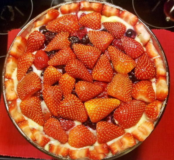 Fresh Strawberry Banana Trifle Fresh Strawberry Banana Trifle