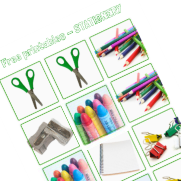 Free Printables Series For Kids - Memory Game Free Printables Series For Kids - Memory Game