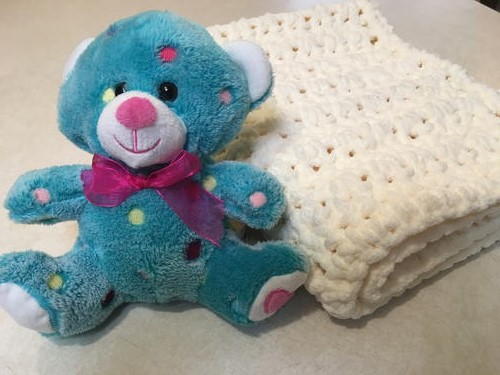 Easy V-Stitch Baby Blanket Easy V-Stitch Baby Blanket