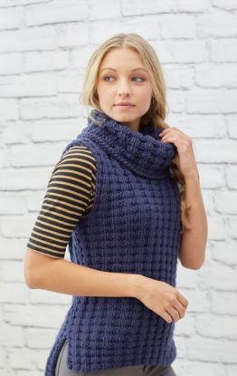 Cozy Waffle Stitch Vest Cozy Waffle Stitch Vest