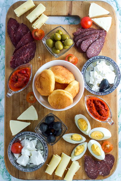 Meza Balkan Appetizer Plater Meza: Balkan Appetizer Plater
