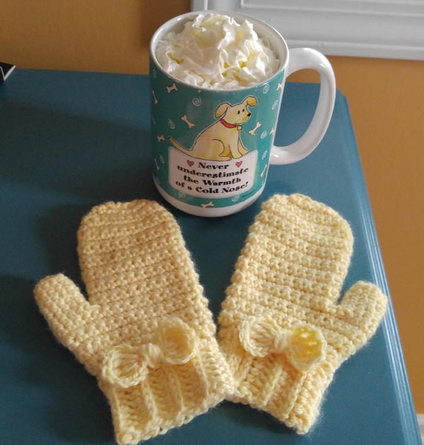 Little Bows Mittens Little Bows Mittens