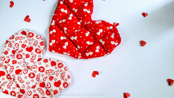 Valentines Heart Heating Pads Valentine's Heart Heating Pads