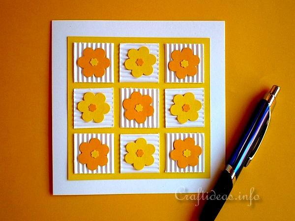 Patchwork Flowers All Occasion Card Patchwork Flowers All Occasion Card
