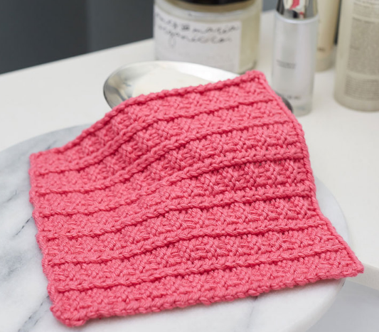 Sailors Rib Stitch Washcloth Sailors Rib Stitch Washcloth