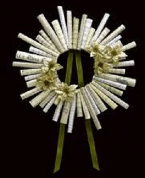 Sheet Music Wreath Sheet Music Wreath