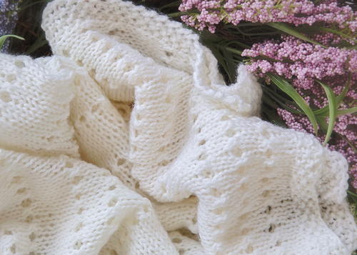 Eyelet Baby Blanket Eyelet Baby Blanket