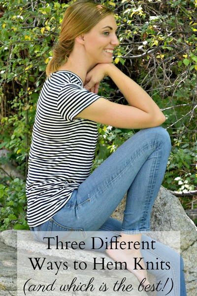 Three Different Ways to Hem Knits Three Different Ways to Hem Knits