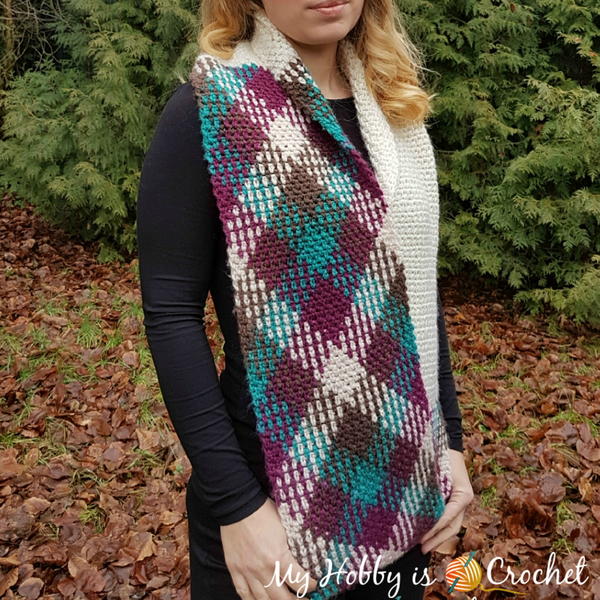Argyle with a Twist Infinity Scarf Argyle with a Twist Infinity Scarf