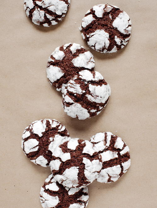 Brownie Mix Crinkle Cookies Brownie Mix Crinkle Cookies