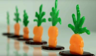 Hot Glue Easter Carrot Decorations