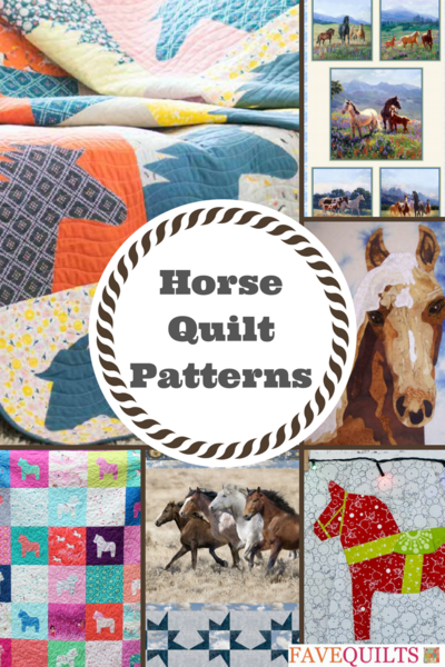 Saddle Up! 10+ Horse Quilt Patterns