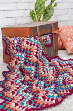 Crochet Throw-back Granny Chevron