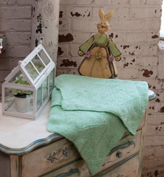 Many Mitered Baby Blanket Many Mitered Baby Blanket