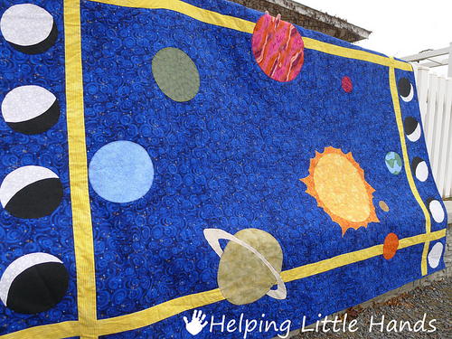 Solar System Quilt for Kids Solar System Quilt for Kids
