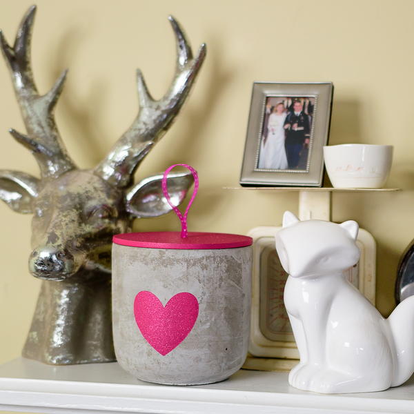 DIY Concrete Jar Candle Makeover DIY Concrete Jar Candle Makeover