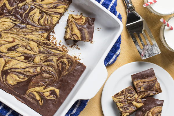 Peanut Butter Chocolate Brownies