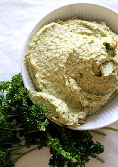 Fresh Parsley Chickpea Hummus Fresh Parsley Chickpea Hummus