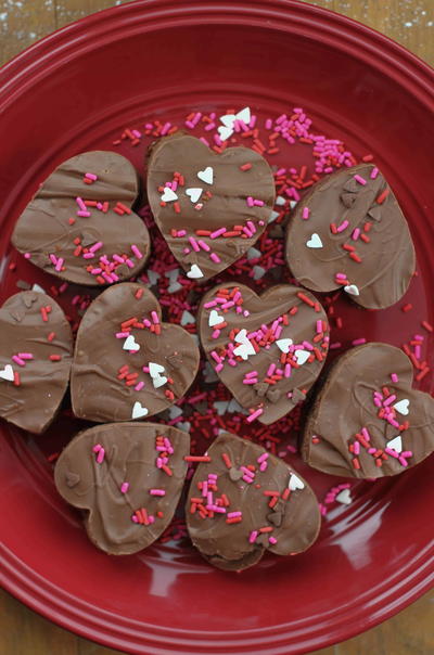 Valentine Milk Chocolatey Brownie Bites Valentine Milk Chocolatey Brownie Bites